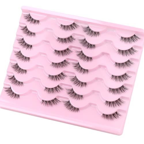EMEDA 10 Pairs 3D False Eyelashes Natural Look Lightweight Reusable - Image 28