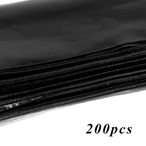 CINRA 200PCS Black Tattoo Pen Covers with 4PCS Grip Tape - Image 4
