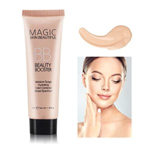 Flawless Full-Coverage BB Cream Liquid Foundation, Moisturizing Tinted Natural Color Correcting Cream