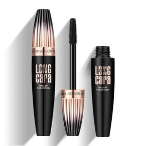 FalconX 4D Silk Fiber Black Mascara - Waterproof Long Lasting Cosmetics