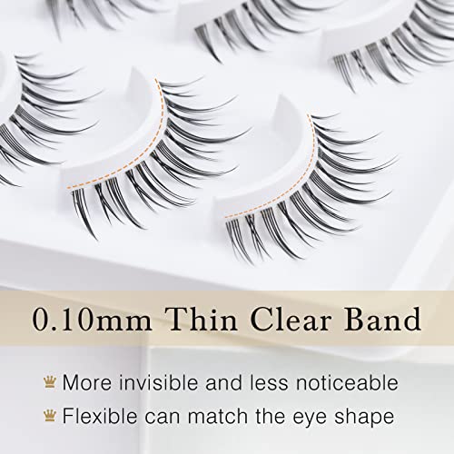 EMEDA 10 Pairs 3D False Eyelashes Natural Look Lightweight Reusable - Image 25