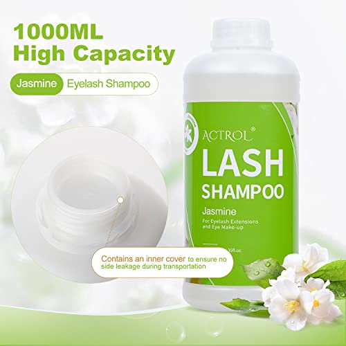 Eyelash Extension Cleanser 60ML Natural Lash Extension Shampoo Unscented Professional Eyelid Foaming Cleanser Paraben & Sulfate Free - Image 32