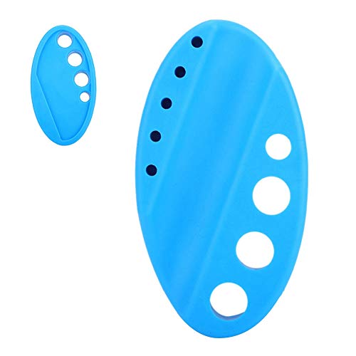 Qkiss Tattoo Holder, Pigment Ink Cup Stand, Silicon Makeup Microblading Caps (Light Blue) - Image 3
