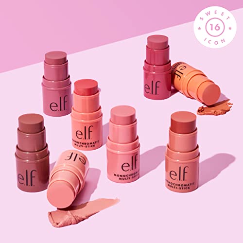 e.l.f. Monochromatic Multi Stick 0.17 oz - Vibrant Cream-to-Powder Color - Image 3