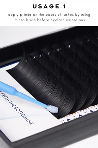 GOLLEEPRO Lash Primer for Eyelash Extension Glue 15ML - Pre-Treatment Activate Glue - Longer Extension Retention - Image 2