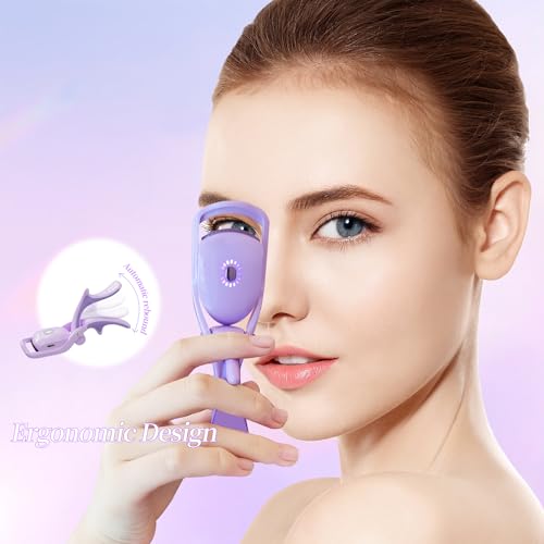 Denabuty Electric Eyelash Curler Rechargeable 3 Modes Silicone Pad - Image 7