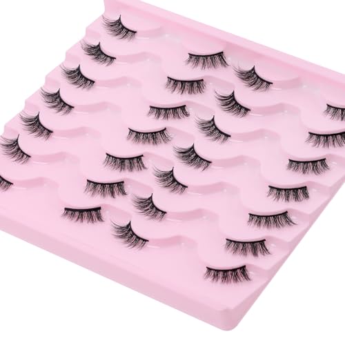 EMEDA 10 Pairs 3D False Eyelashes Natural Look Lightweight Reusable - Image 30