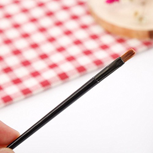 ISKYBOB Black Disposable Lip Brushes 50-Pack Lipstick Gloss Wands Applicator - Image 3