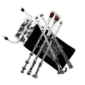 Potter Magic Wand Brush Set 5 Pieces Silver Black Ithyes