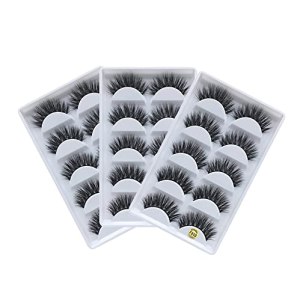 15 Pairs 3D Faux Mink Lashes, Handmade Natural False Eyelashes, Reusable HIPRETTYUS