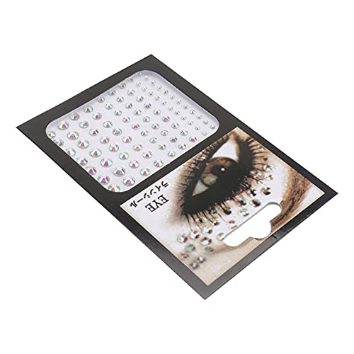 Rhinestone Stickers, Self-Adhesive Face Gems Glitter Crystal Makeup Sticker (Transparent) Lurrose - Image 3