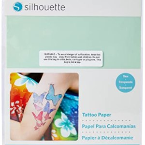 Temporary Tattoo Paper 8.5x11 Inch Inkjet Printable Sheets