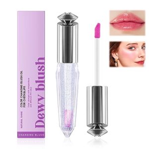 Color Changing Liquid Blush, Glitter Blush, Waterproof Moisturising Blusher, IYARKAI 5.00 ml