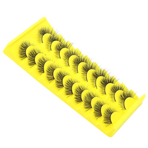 EMEDA 10 Pairs 3D False Eyelashes Natural Look Lightweight Reusable - Image 62