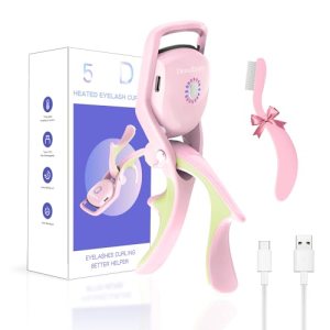 Denabuty Electric Eyelash Curler Rechargeable 3 Modes Silicone Pad