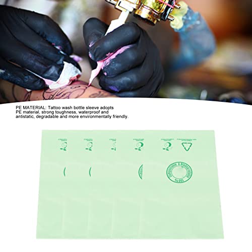 Tattoo Wash Bottle Bag Disposable 100pcs PE Material Waterproof Squeeze Bottle Bag Shop Salon Supply Accessories YUYTE - Image 2