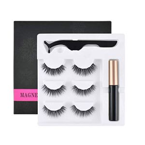 Magnetic Eyelashes and Eyeliner Kit, Waterproof, Reusable, Natural Look