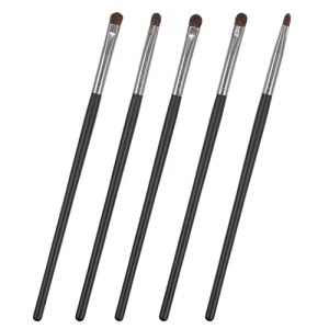 Lurrose Girl 5pcs Makeup Brush Set for Eyeshadow Foundation Blush