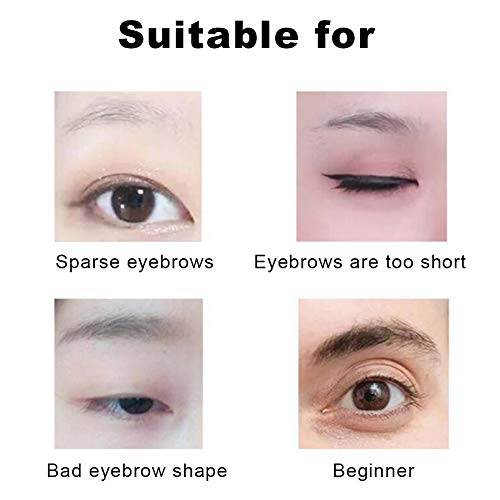 22 Pairs 4D Hair-Like Waterproof Eyebrow Tattoos Stickers for Makeup Supplies - Image 2