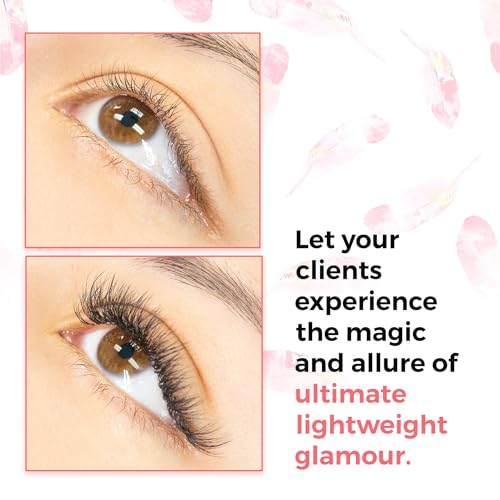 LLBA Fairy Volume Lash Extensions 3D - 0.7mm Thickness | C CC D Curl | 8-15mm Length Mixed Tray - Image 4