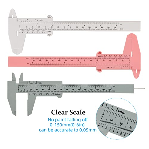 ATOMUS 6pcs Vernier Caliper Eyebrow Positioning Ruler Template for Permanent Makeup Tattoo Microblading Eyebrow Lip DIY Ruler - Image 3