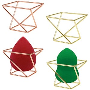 Makeup Sponge Holder Beauty Blender Drying Rack Gold Rose Gold