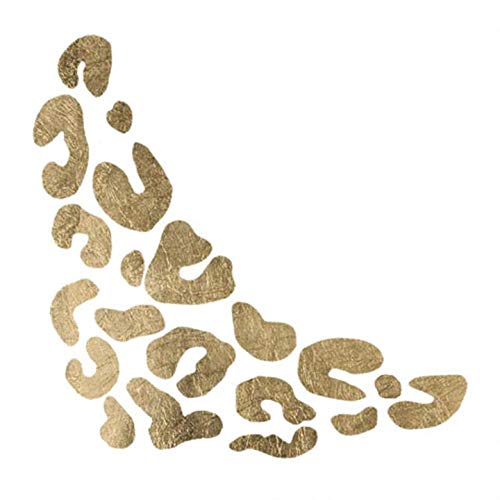 Gold Cheetah Print Temporary Tattoos (5 Pack) | Skin Safe | MADE IN THE USA | Removable Fashiontats