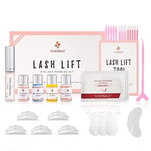 ICONSIGN Lash Lift Kit, 2nd Gen. - Professional Semi-Permanent Curling Eyelash Perm for Salon & Home Use