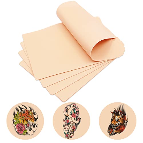 Tattoo Practice Skins - Yangna 10Pcs Double Sides 7.4x5.6" Microblading Eyebrow Blank - Image 4