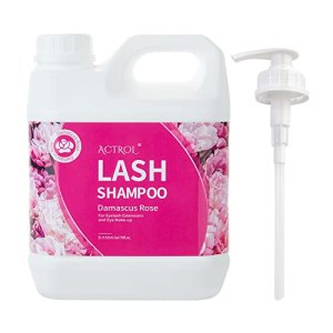 Eyelash Extension Cleanser 60ML Natural Lash Extension Shampoo Unscented Professional Eyelid Foaming Cleanser Paraben & Sulfate Free