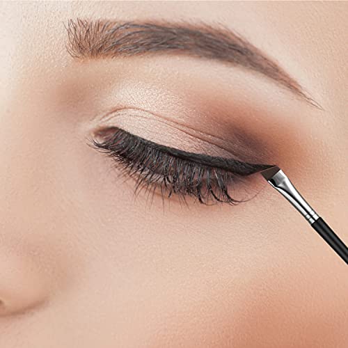 Eyeliner Brushes Set, JASSINS Fine Angled Eyeliner Brushes, Precision Gel Eye Liner Ultra Fine Bent Makeup Brush, 3PCS - Image 9