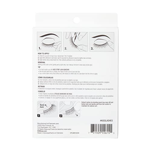 Ever EZ Lashes, Natural Hair, Reusable, Silicone Tool, Contact Lens Friendly - Image 2