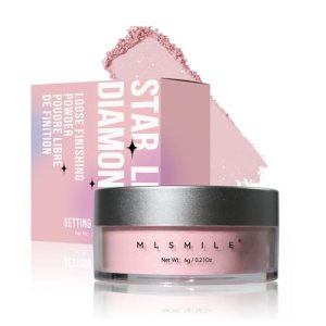 Pink Translucent Setting Powder Shimmer Long Lasting Lightweight Makeup - 02 Pink Shimmer