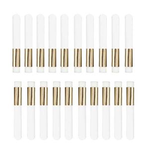 22 Pieces Lash Shampoo Brushes, Peel Off Blackhead Brush Remover Tool, Nose Pore Deep Cleaning Brush, Facial Cleansing Brushes, Eyelash Extensions Blackhead Brush Washing (White)