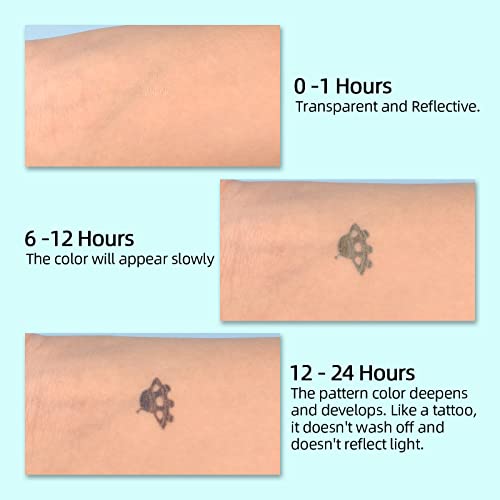 ATOMUS Pigment Temporary Tattoos Small Pattern Cute Animals - Image 3