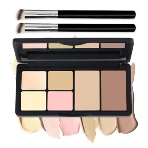 ZIZUCLE 6 Color Corrector Palette Cream Concealer Contouring Brightening Highlighting Makeup Set