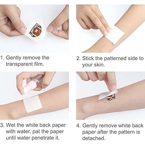 Womaha 30 Sheets India Flag Temporary Tattoos Small Package - Image 3