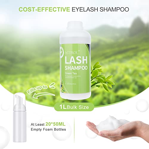 Eyelash Extension Cleanser 60ML Natural Lash Extension Shampoo Unscented Professional Eyelid Foaming Cleanser Paraben & Sulfate Free - Image 19