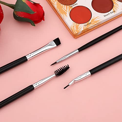 Eyeliner Eyebrow Brushes, Fine Angled Fine Point Soft Bristles Cosmetic Tools LUTER - Image 2