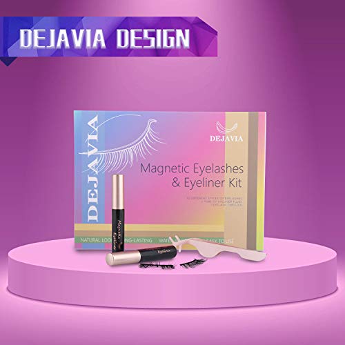 Magnetic Eyelashes with Eyeliner Kit, 10 Pairs Natural Look, Reusable, Strong Magnetism - Image 5
