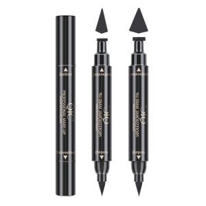 Winged Eyeliner Stamp, TEOYALL Waterproof Eye liner Pen, 2 Pack