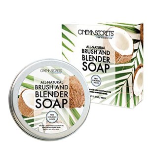 Cinema Secrets Vegan Brush & Blender Sponge Soap, Coconut Oil Based, 3.5 Ounce