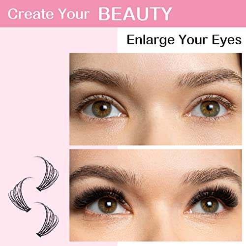 Lash Extension Kit 280Pcs Individual Lashes with Various Styles for DIY - Image 2