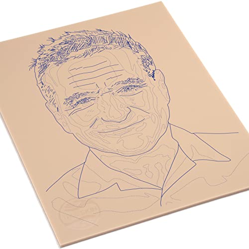 TrueSkin Tattoo Practice Skin - 8.5 x 11 Inch SilkTouch - Double-Sided - Image 3