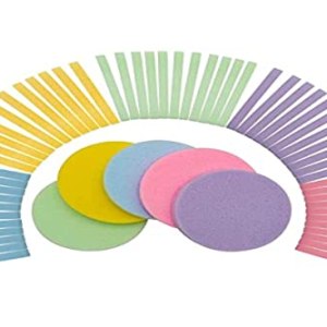 Facial Sponge Compressed 60 Counts PVA Exfoliating Spa Sponges