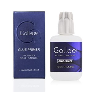GOLLEEPRO Lash Primer for Eyelash Extension Glue 15ML - Pre-Treatment Activate Glue - Longer Extension Retention