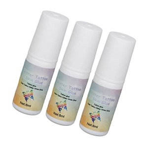 Tattoo Skin Glue 24ml 3pcs - Glitter Temporary DIY Body Sequins
