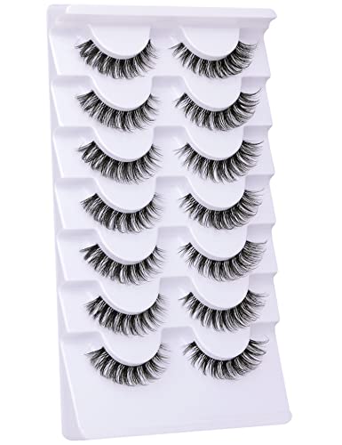 Natural Look Curly Mink Eyelashes 16MM D Curl 7 Pairs Pack - Image 15