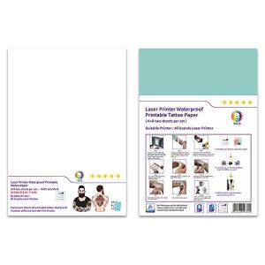 MR.R A4 Size Waterproof Tattoo Paper 5 Sets - Laser & Inkjet Compatible