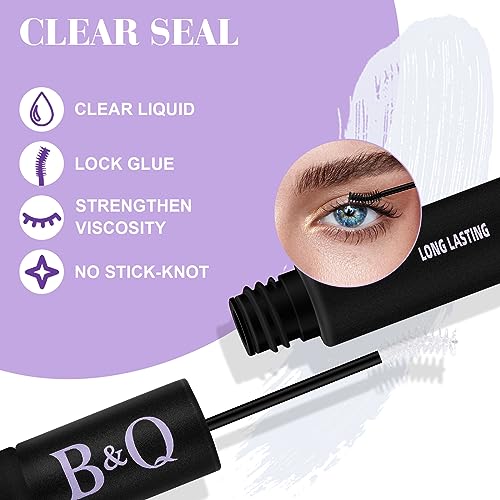 Lash Clusters 280 Pcs 40D-0.07D-9-15MIX B&Q LASH Individual Lashes C D Curl Eyelash Clusters Soft Volume - Image 47